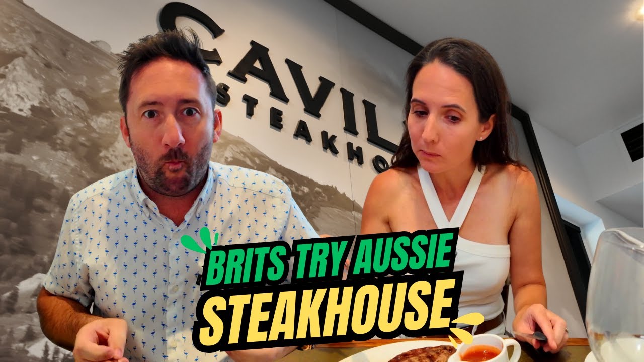 BRITS try AUSSIE STEAKHOUSE!!!