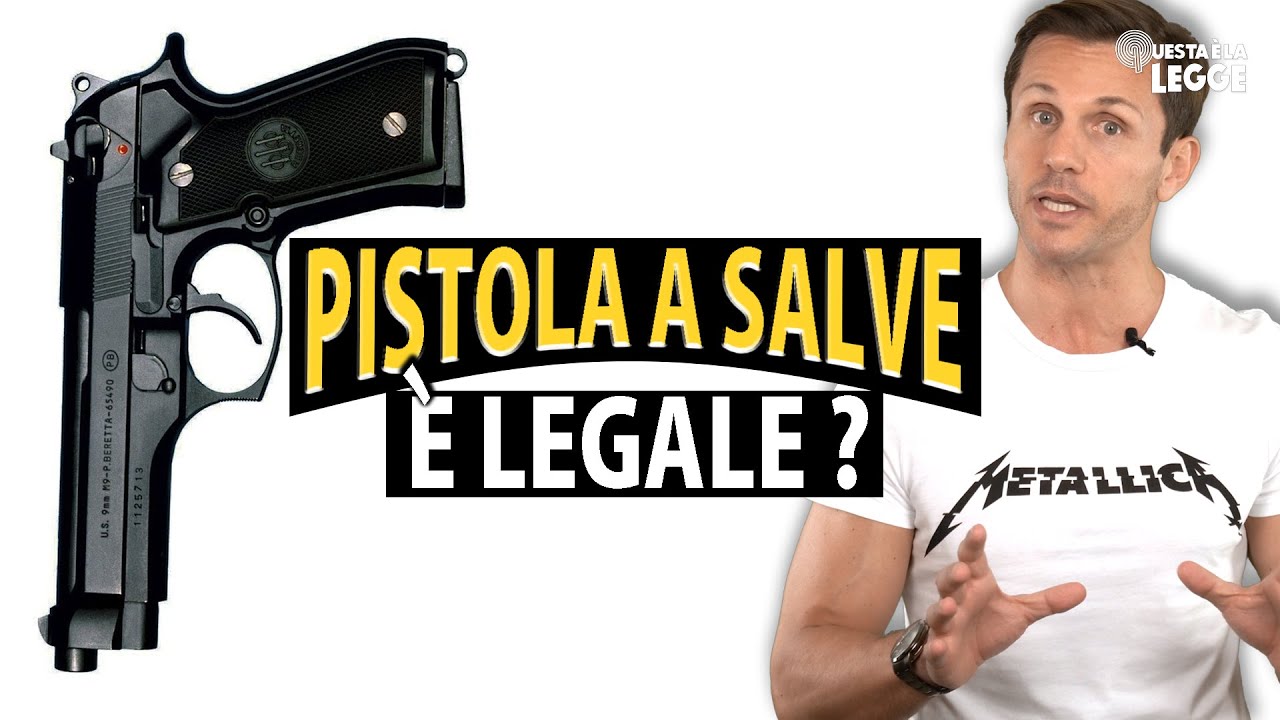 Si può uscire con una pistola a salve o giocattolo? | avv. Angelo Greco
