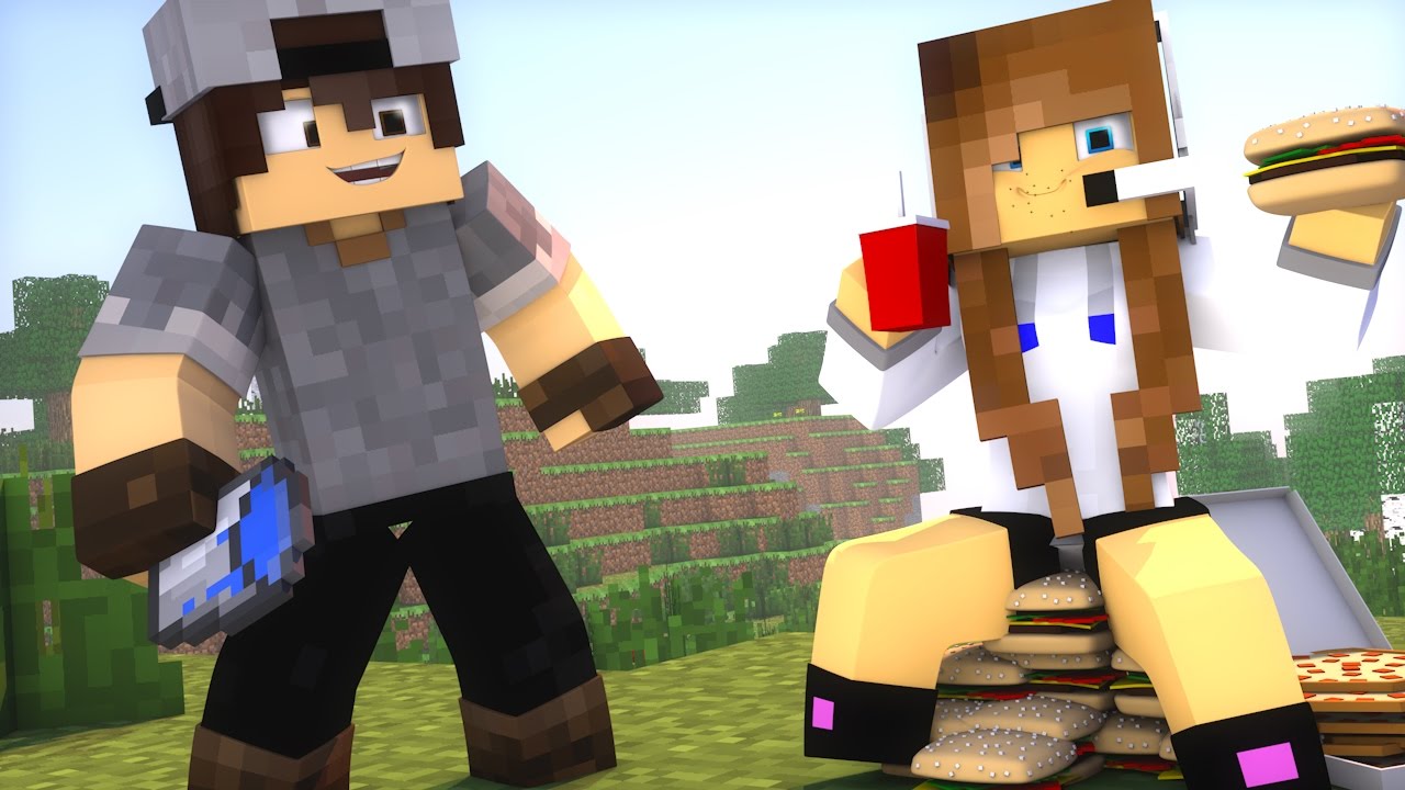 Minecraft: MLG PVP - A BIBI É GORDA!
