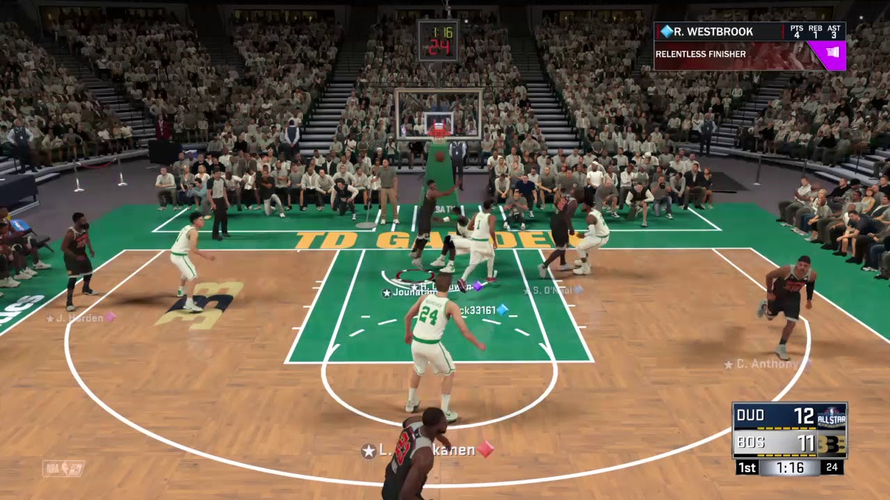 NBA 2K18 Westbrook Poster Injuries Hakeem