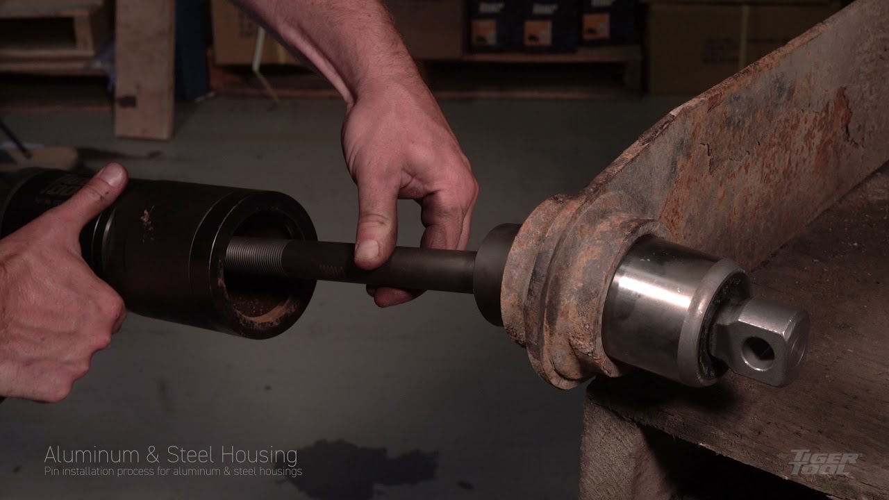How to remove torque rod and sway bar suspension bushings on heavy duty trucks | Tiger Tool 15013