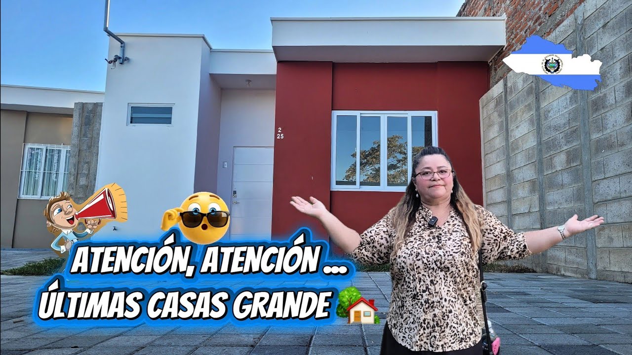 ¡¡ ÚLTIMAS CASAS DISPONIBLES !! 🏡 a buen precio en Santa Ana Centro, El Salvador 🇸🇻 