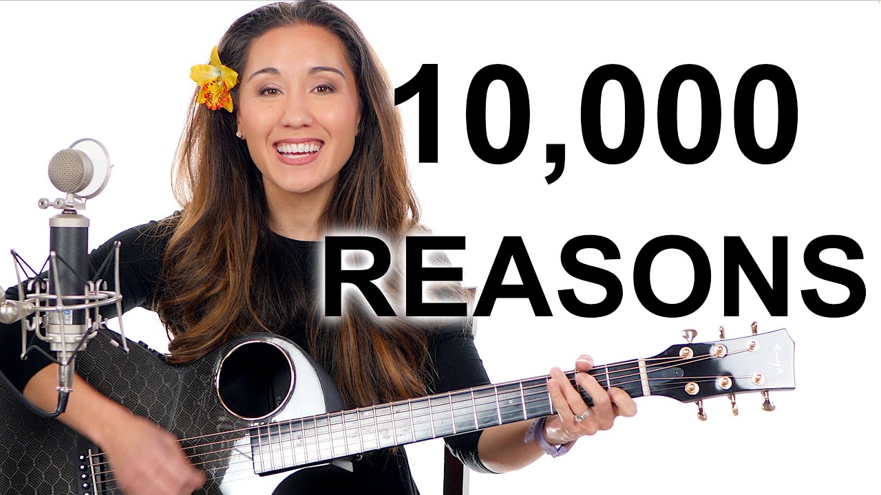 10,000 Reasons Matt Redman Guitar Tutorial with EASY Chords and Full Play Along