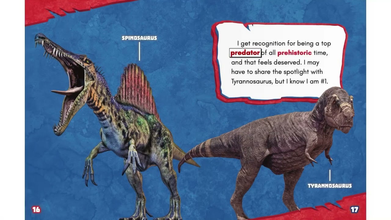 DINOSAURS || SPINE LIZARD || SPINOSAURUS || READ ALOUD