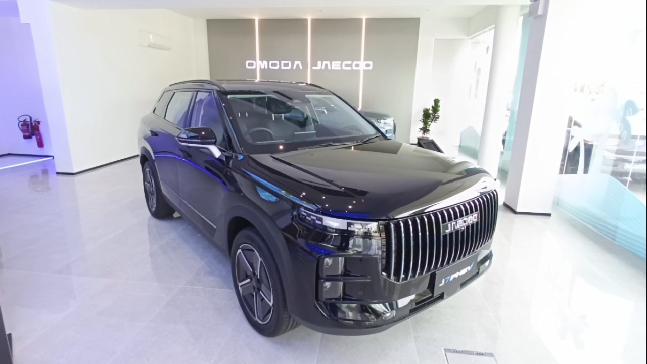 Jaecoo J7 SHS PHEV Summit black 1.5T auto walkaround (Brunei)