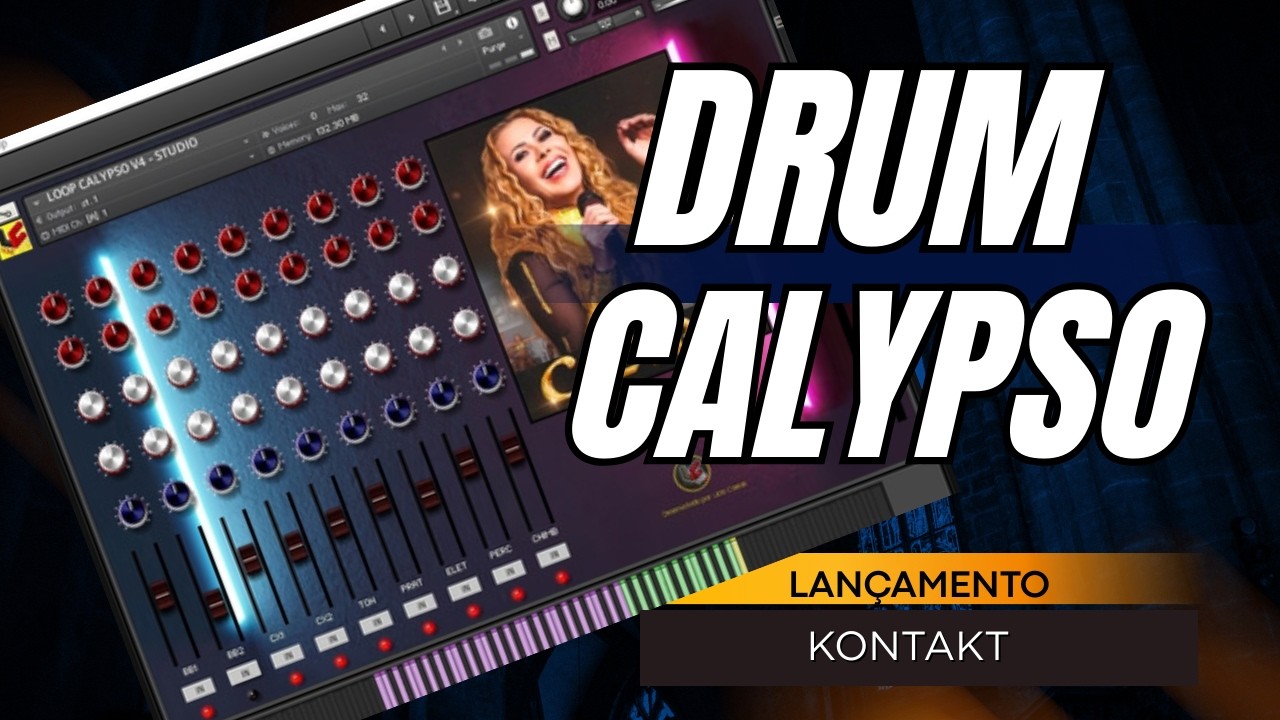 🥁 SUPER BATERIA CALYPSO NO KONTAKT: Mostrando Loops e Solos! 🔥