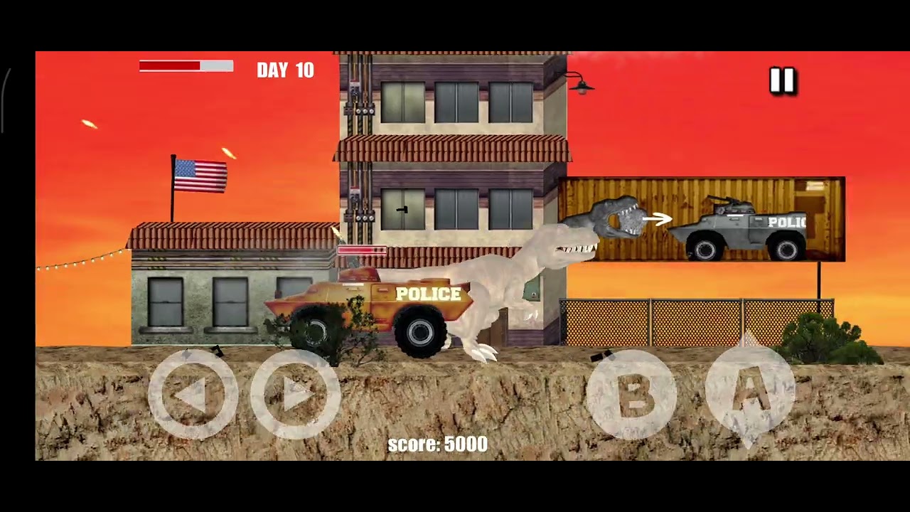 Los Angeles Rex Full Game Level 1-16 Tyrannosaurus Rex