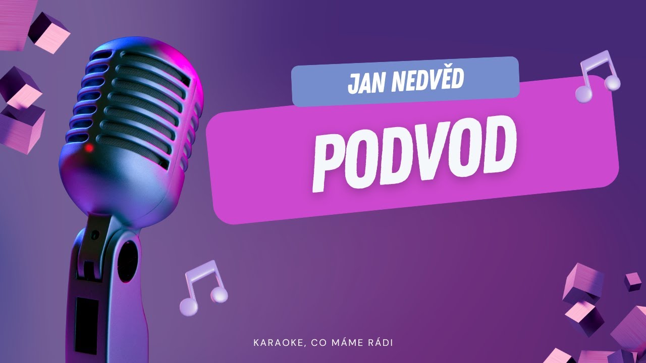 Jan Nedvěd – Podvod (karaoke)