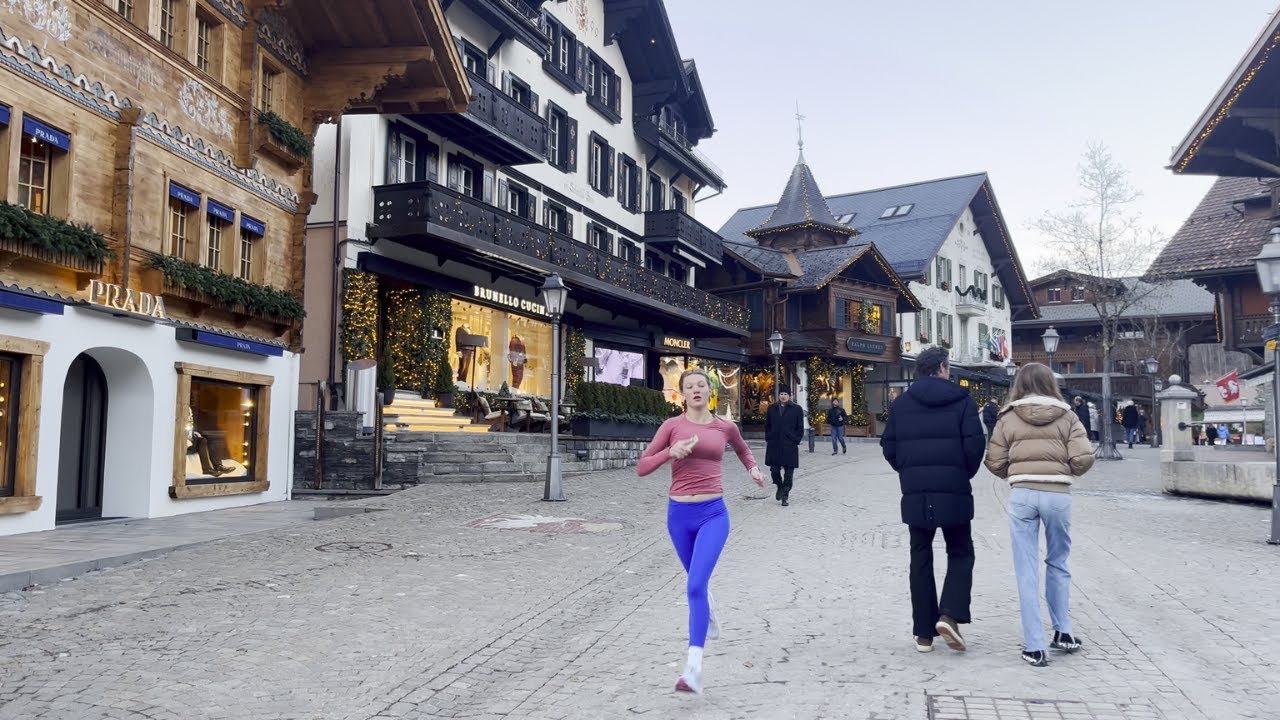 GSTAAD, швейцарская зимняя деревня сверхбогачей