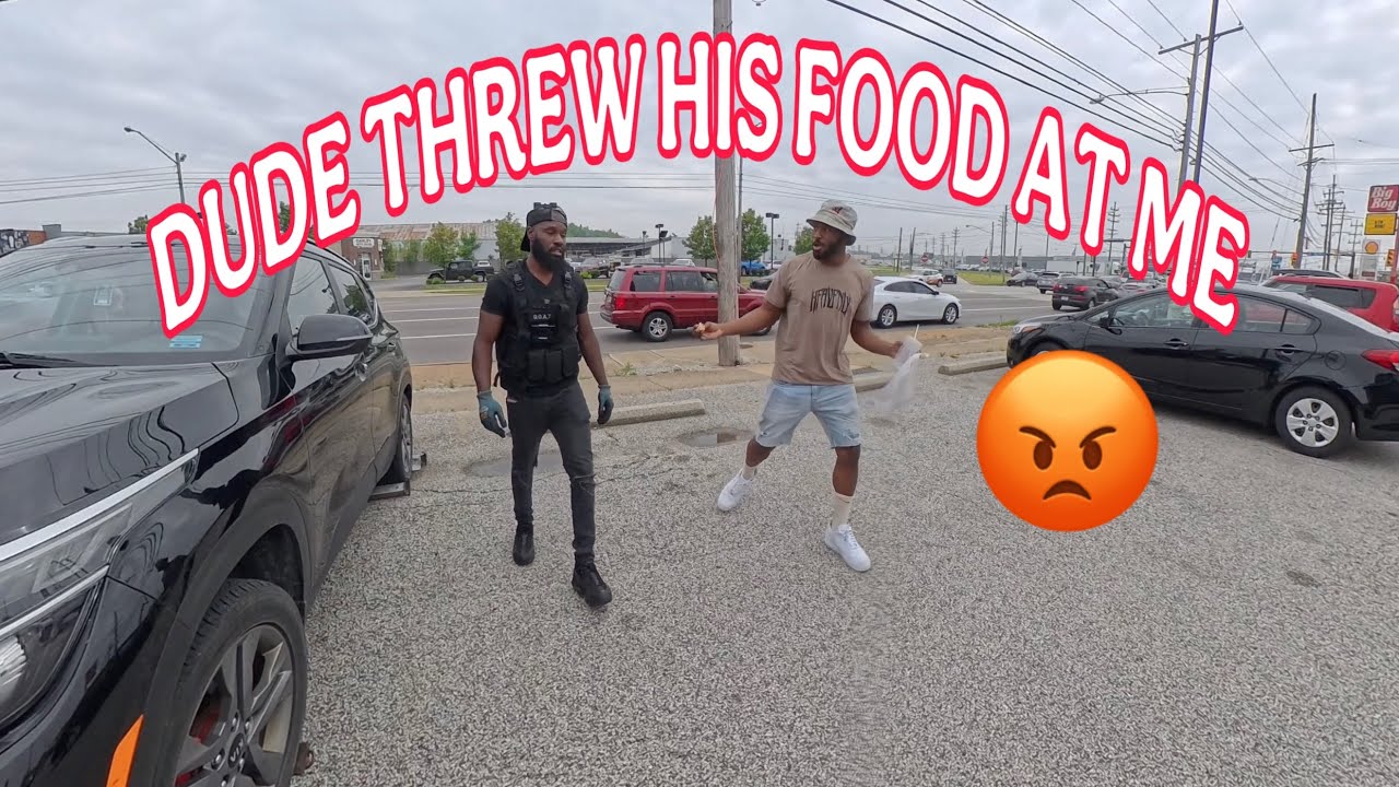 Dude threw his food at me (Repo)