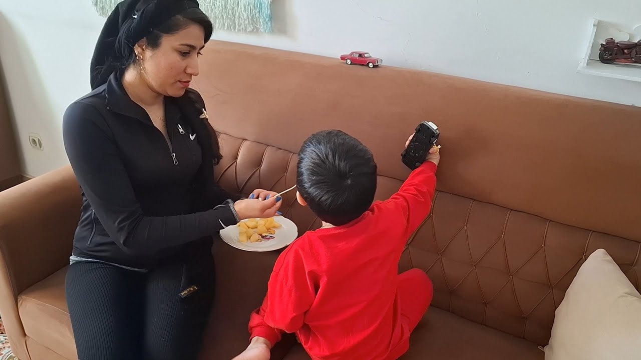 Daily vlog: Cooking vegetables with piloba fish, a popular dish of Iranians