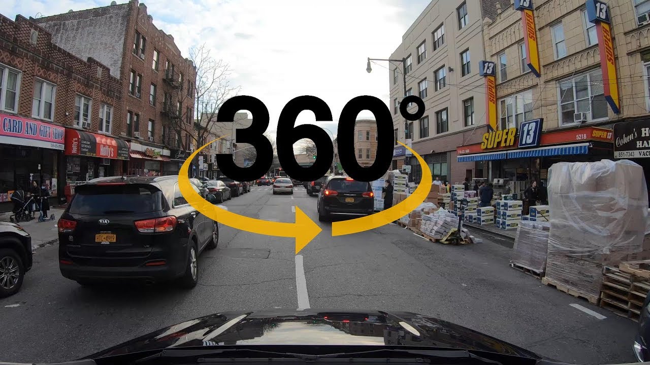 360° NYC State of Emergency : Driving Borough Park, Brooklyn (April 5, 2020)