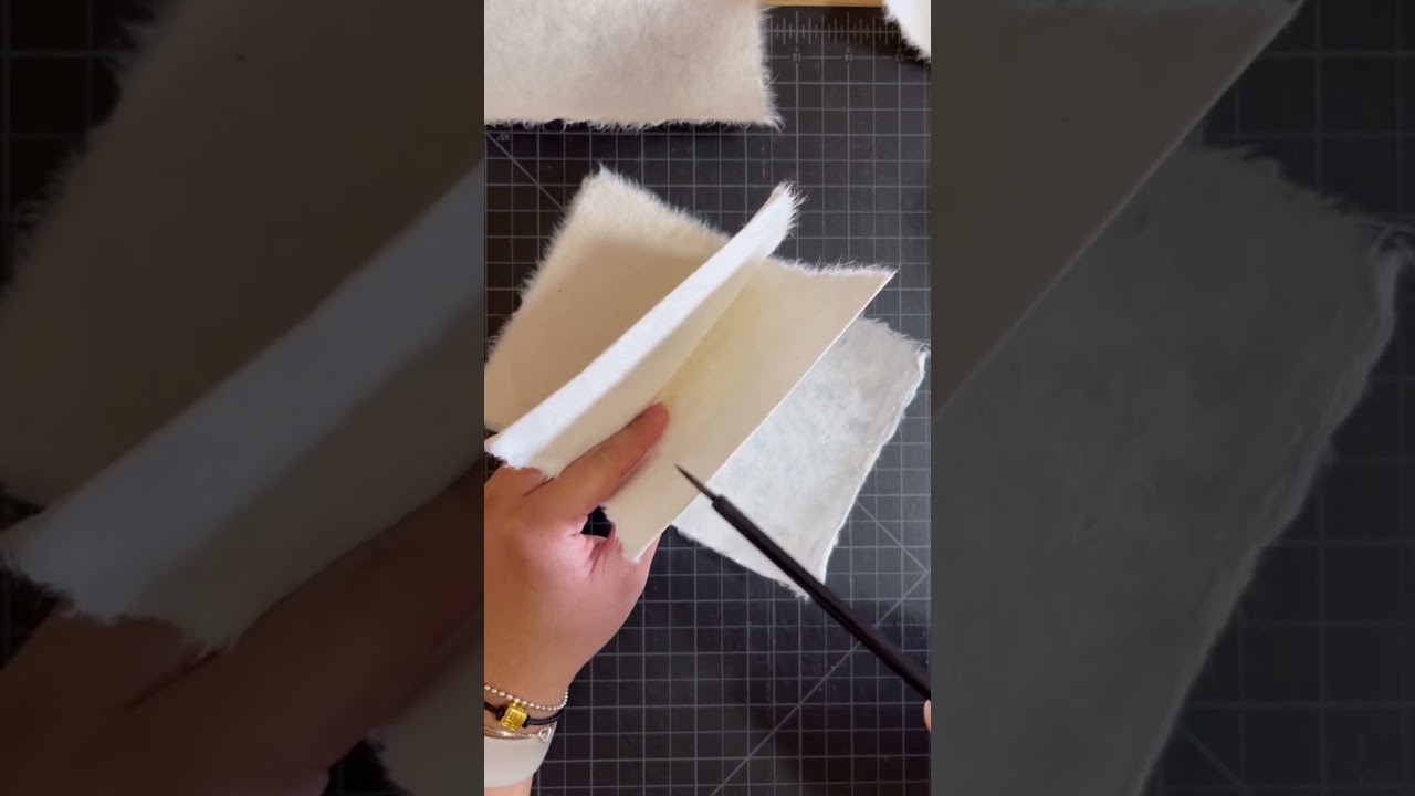 Bookbinding Studio | ASMR paper sound 