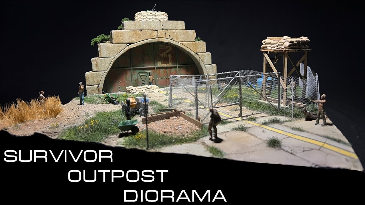 How I Made an Air Plane Shelter Survivor Oustpost Diorama