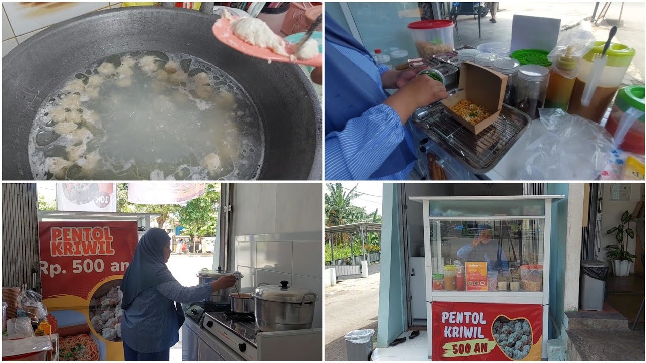 KEGIATAN DI KIOS. DARI BUKA SAMPAI BEBERES DAN MELAYANI KONSUMEN SAMPAI SIANG.
