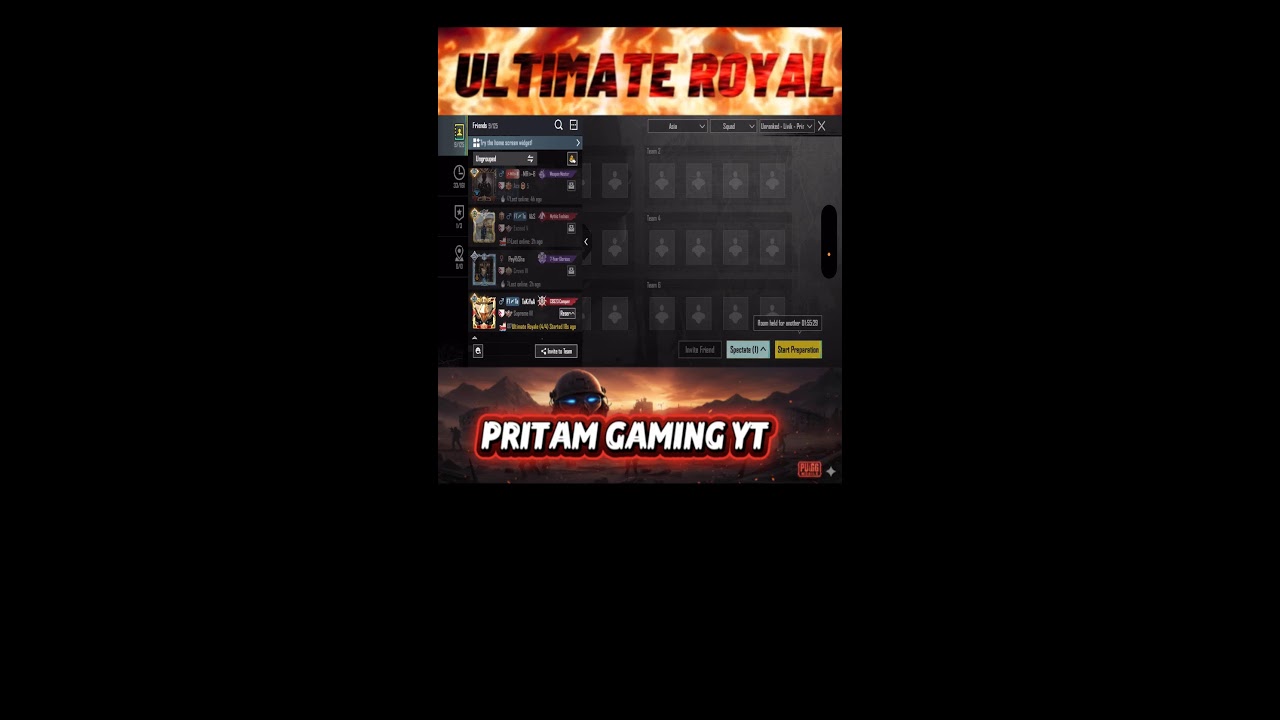LIVE🔴ULTIMATE ROYAL FULLRASH GAMEPLAY