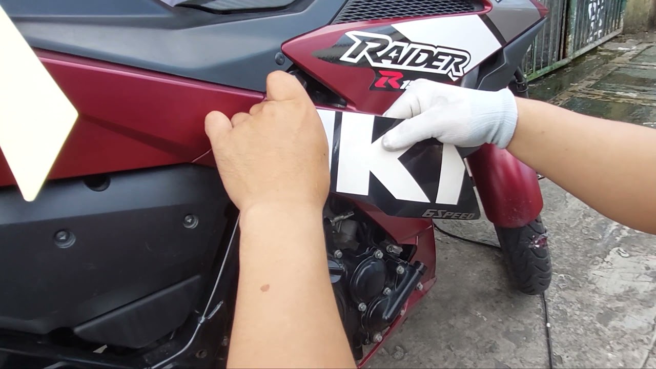 RAIDER 150 F.I DECALS INSTALLATION VIDEO | 99 DECALS VLOG.