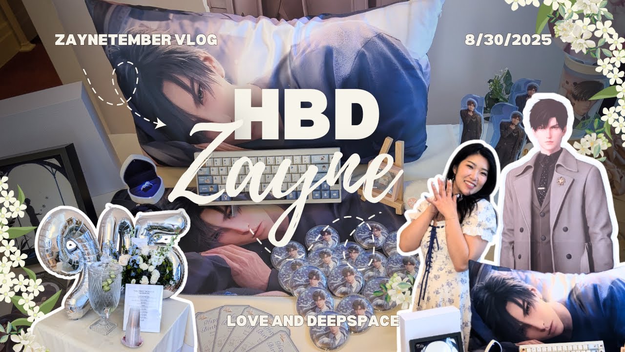Celebrating Zayne's Birthday by hosting my own Love and Deepspace fan-event!! || Zaynetember 9.05.25