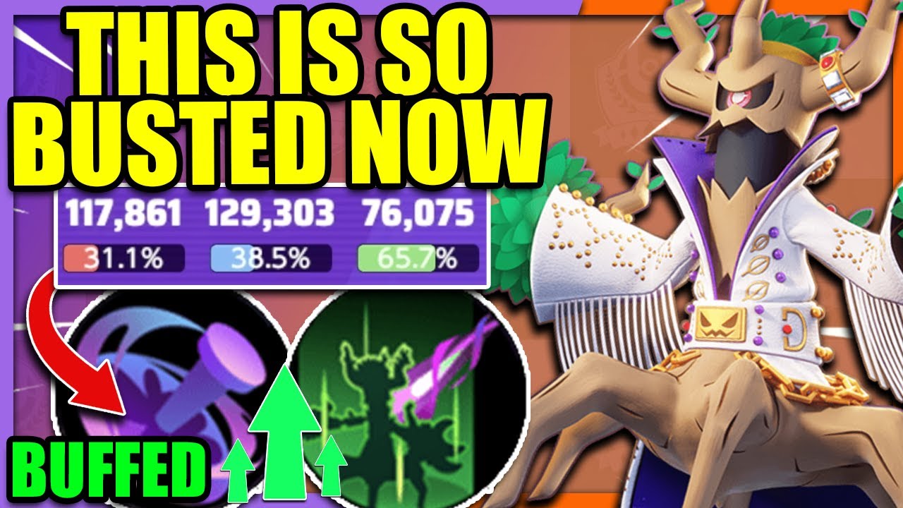 BUFFED CURSE + PAIN SPLIT TREVENANT is so BUSTED now | Pokemon Unite