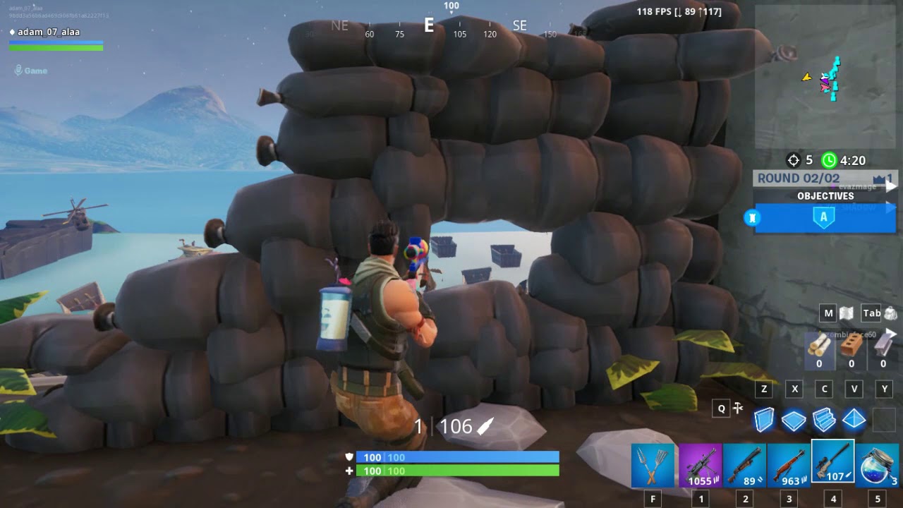 Fortnite Beach Assault (Crazy Shots at final minutes)