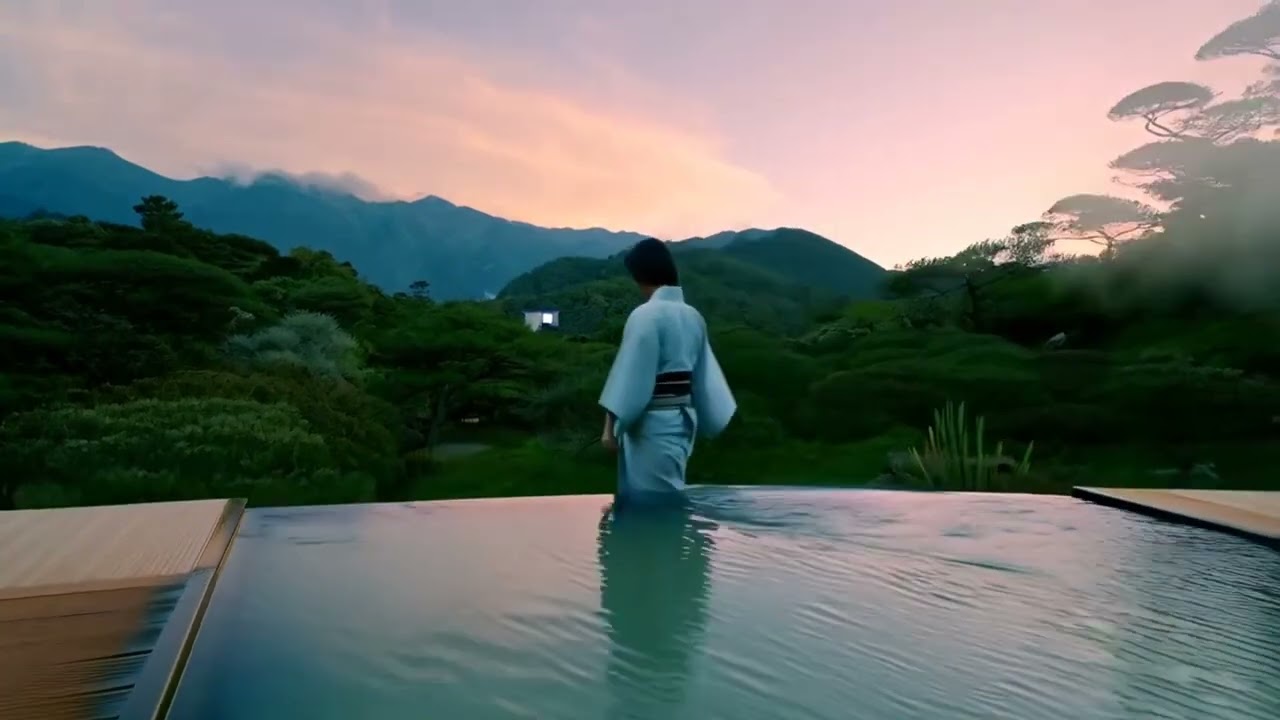 Lo-Fi Meditation in the Onsen ♨️ | Mindful Music
