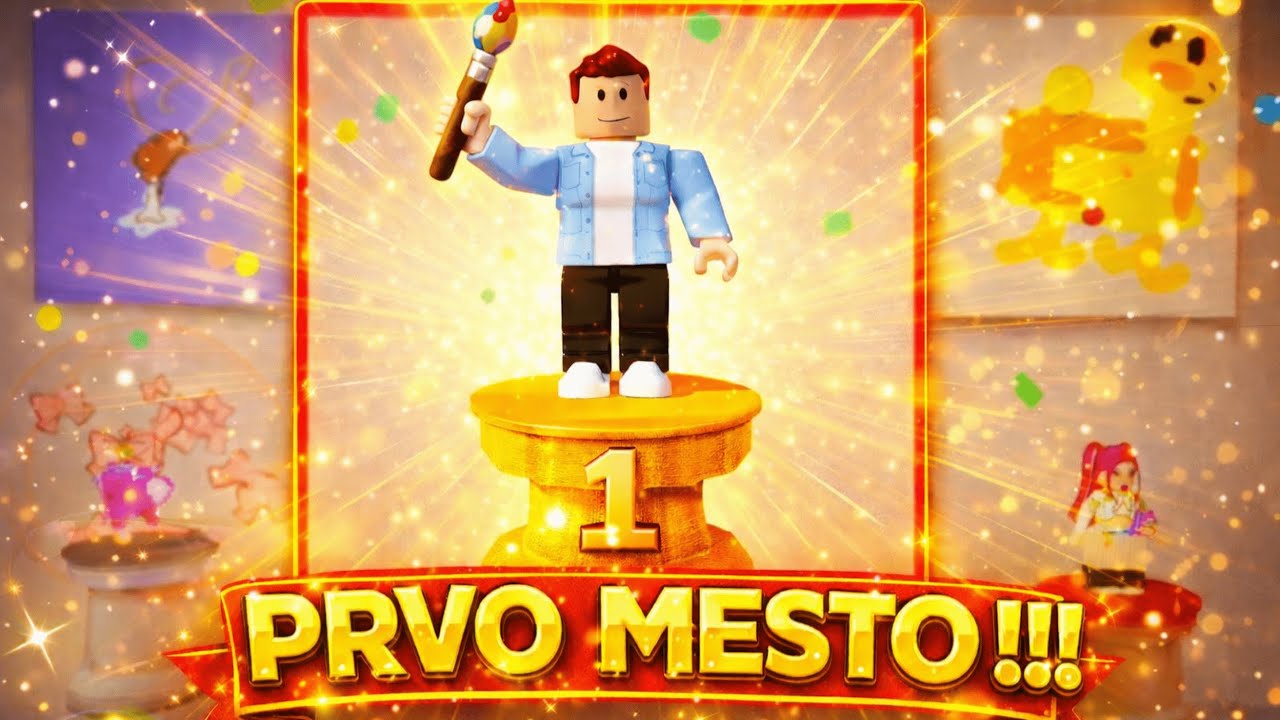 POSTAO SAM NAJBOLJI [Speed Draw] Roblox