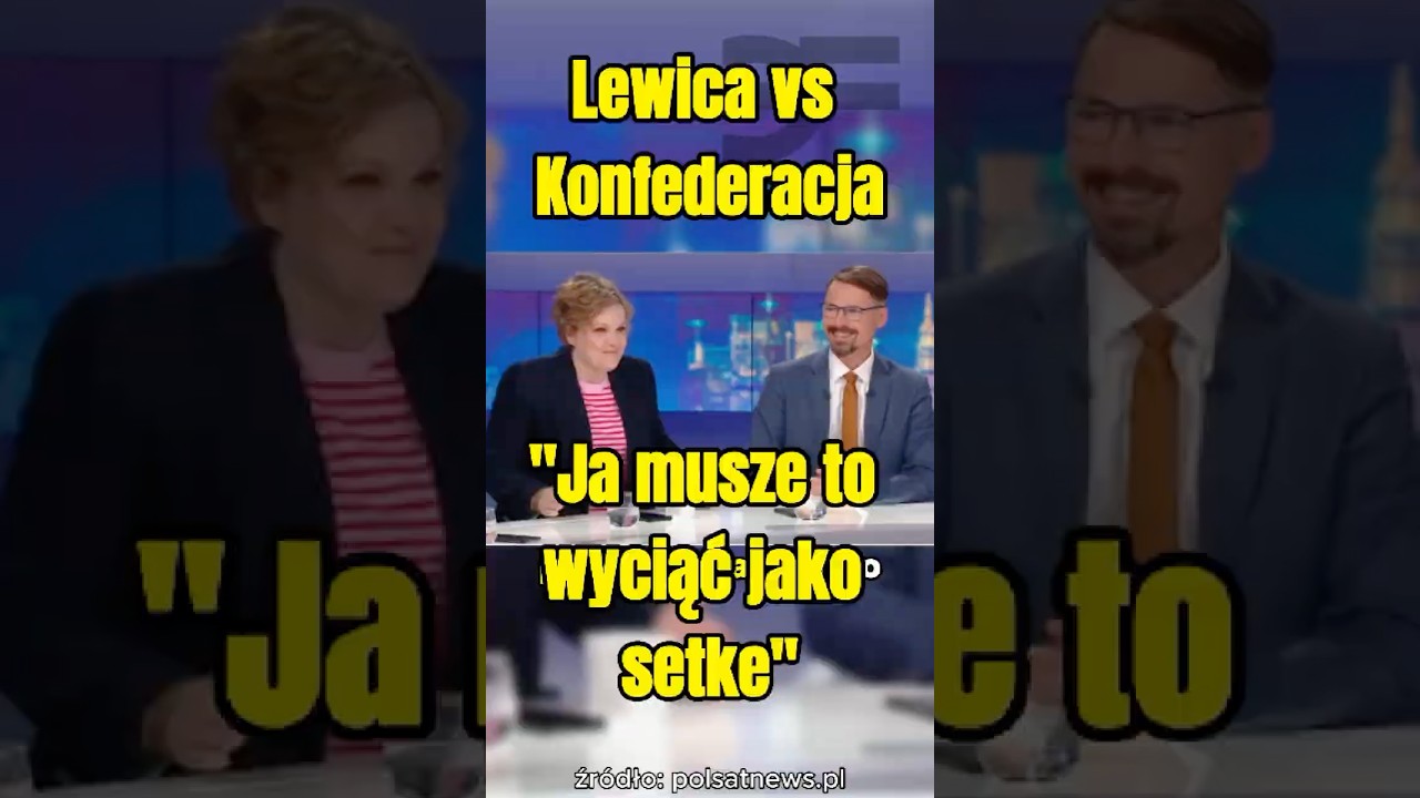 Grzegorz Płaczek gasi posłankę lewicy&rdquo;Ja musze to wyciąć jako setke