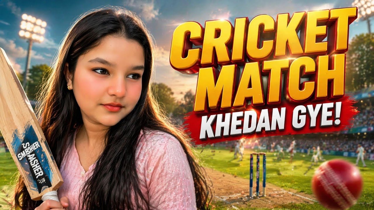 Ajj sari family gyi cricket khedan😍🙌💯#likeit #reach #popular #cricket 