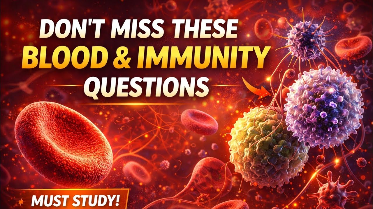 Don’t Miss These Blood & Immunity Questions | Physiology High-Yield for MBBS