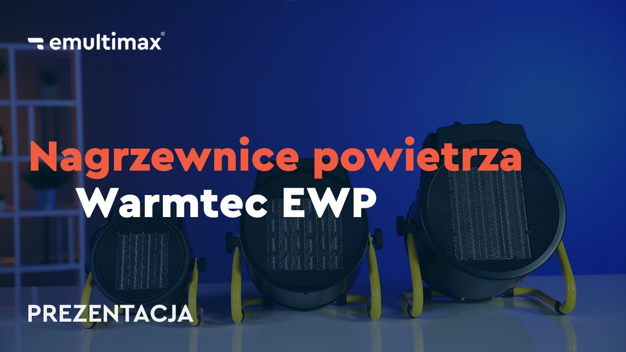 Elektryczne nagrzewnice powietrza Warmtec - seria EWP