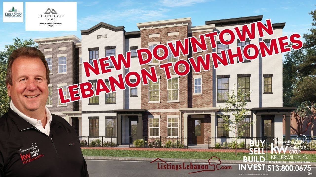 Lebanon Landing Townhomes by Justin Doyle Homes – Lebanon, Ohio 45036 New Townhomes Lebanon Ohio