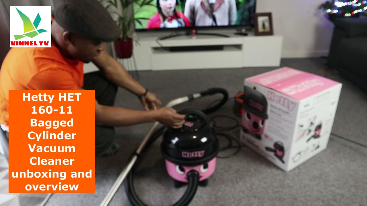 Hetty HET 160 - 11 Bagged Cylinder Vacuum Cleaner unboxing and overview