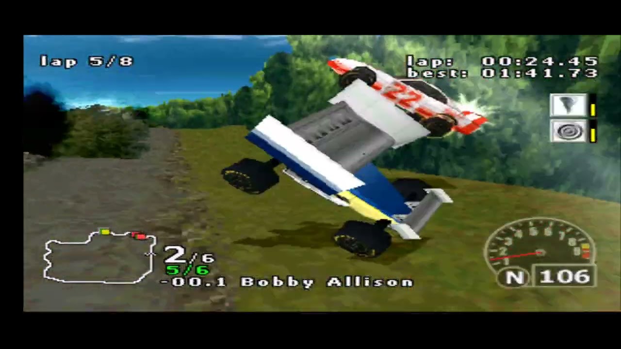 Nascar Rumble Blast Off (Cyber Teams) Sprint Part 1 ePSXe