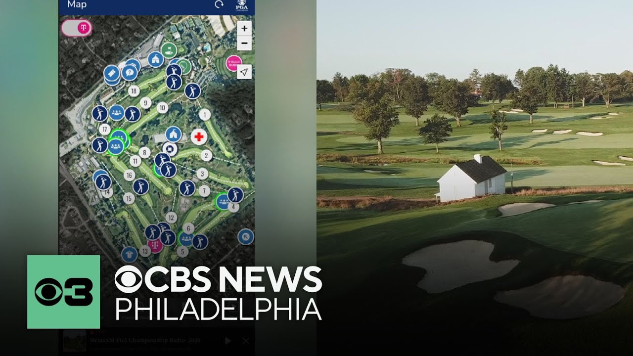 What it's like to walk around Aronimink Golf Club, and how to get around if you're visiting
