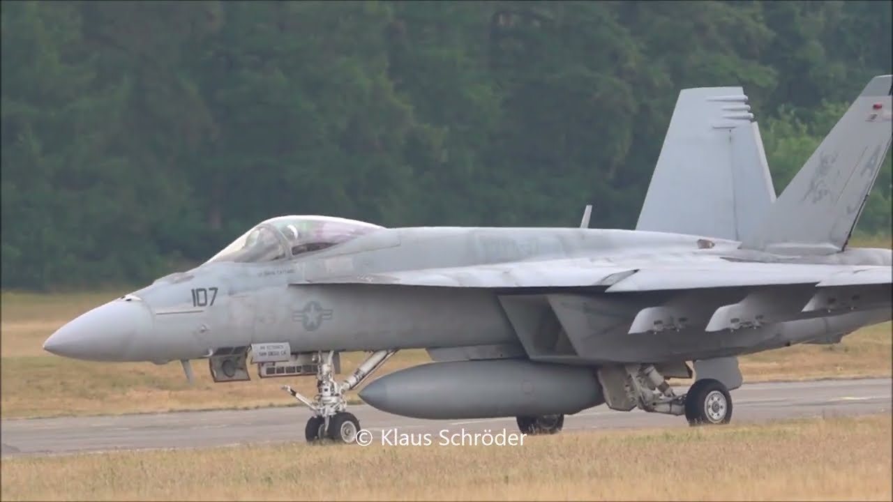 Start F 18 Super Hornet Fliegerhorst Hohn- Air Defender 2023
