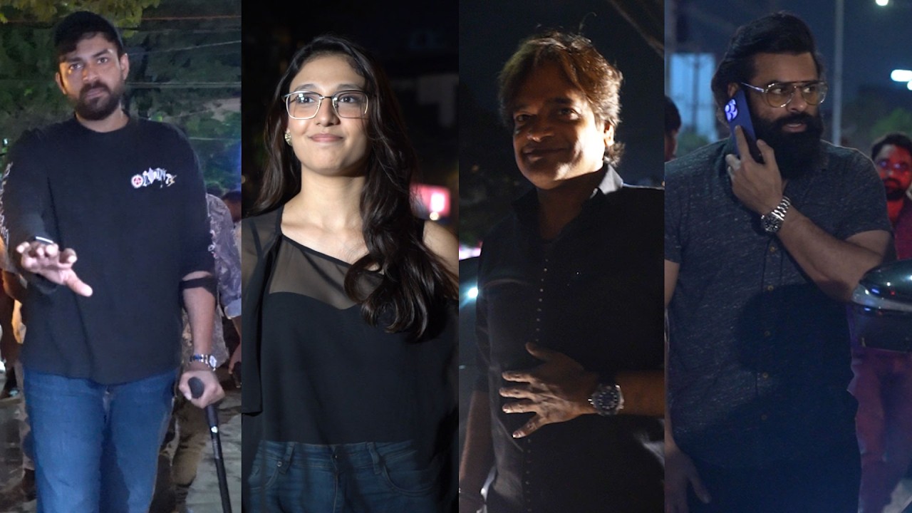 Varun Tej, Sai Dharam Tej, Ritika Nayak & Many Celebs @ Korean Kanakaraju Success Party