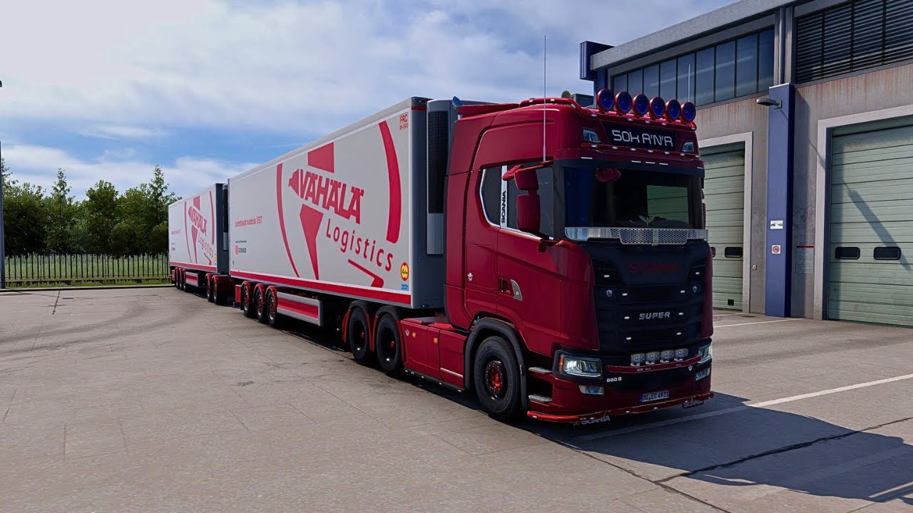 ETS2 v1.56.x | Scania NextGen 660 DC16 V8 | Snowy Moon Lighting Improvements v2.0.35 | Moza R5