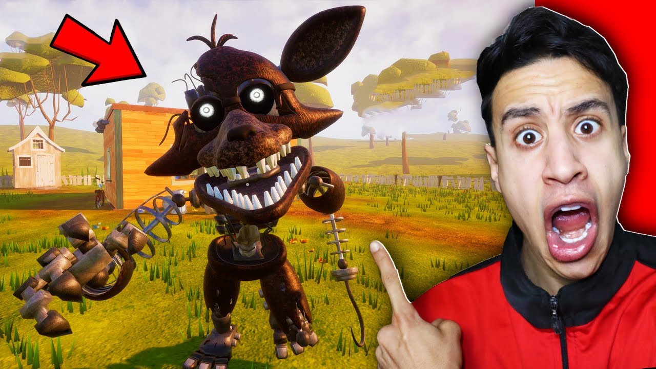 التحوّل والهروب من منزل فوكسي في لعبة الجار النفسي! سرعته ملياررر🔥😱 | Foxy Hello Neighbor