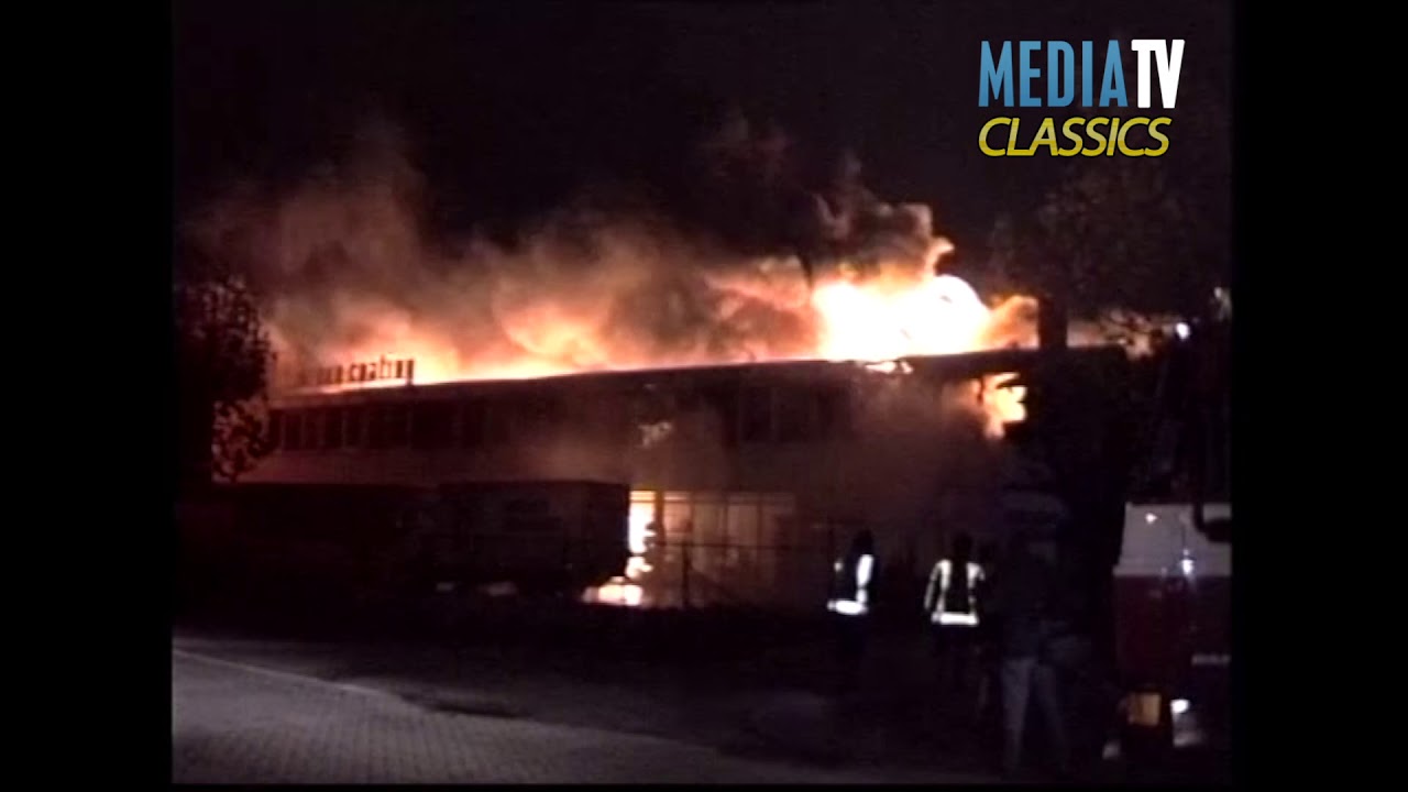 MediaTV Classics (1995): Brand in verfopslagloods Albert Plesmanweg Rotterdam