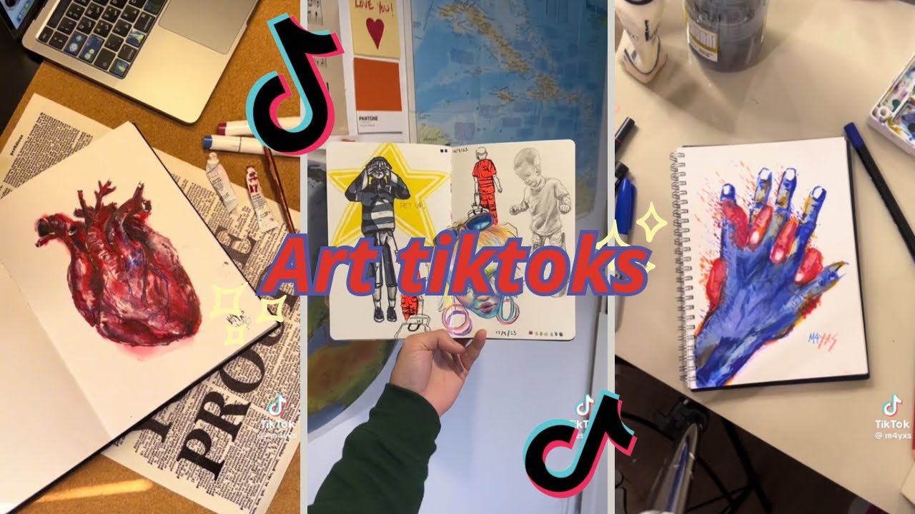 ART SKETCHBOOK 📖 TIKTOK compilation [NO OUTROS] | Read desc