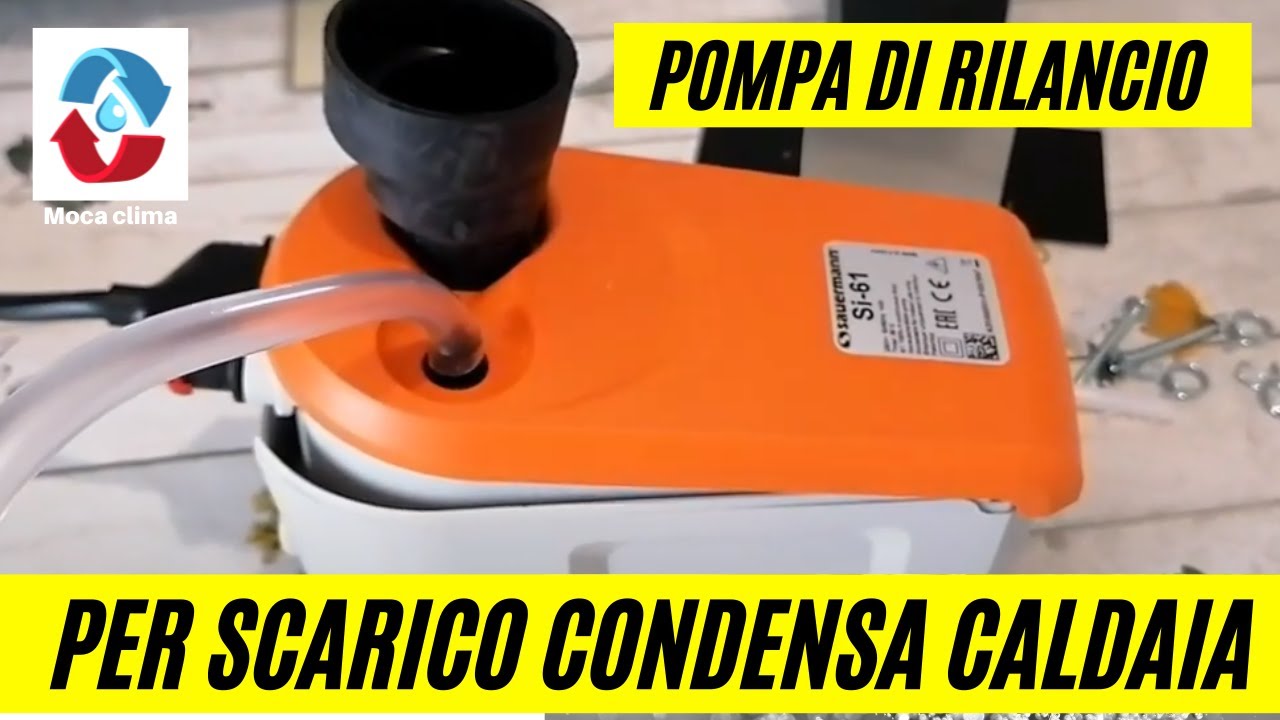 Pompa di scarico condensa per caldaie a condensazione e condizionatori