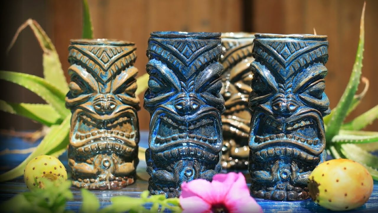 The birth of a Tiki Mug - DIY Slip casting & molding