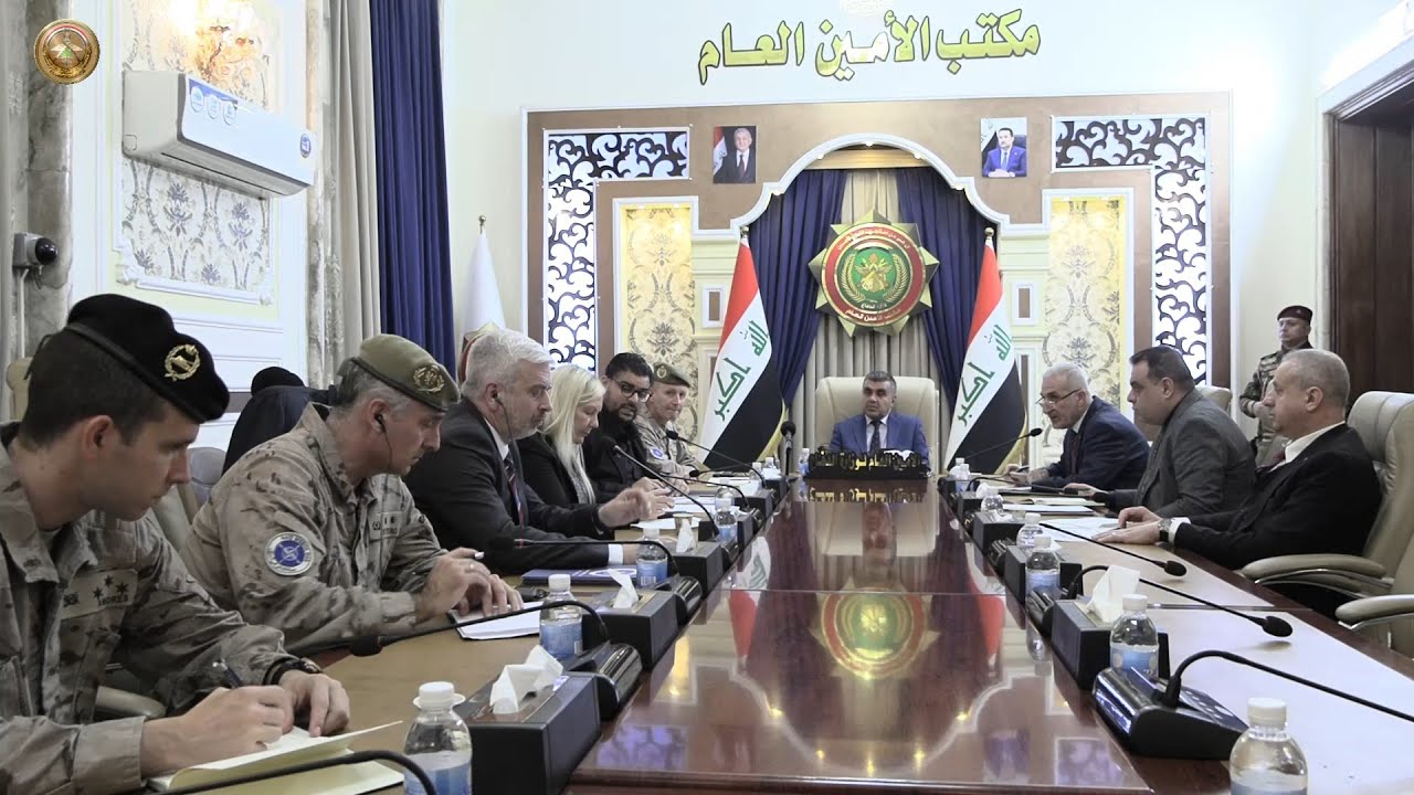 الأمين العام لوزارة الدفاع يستقبل قائد بعثة حلف الناتو في العراق