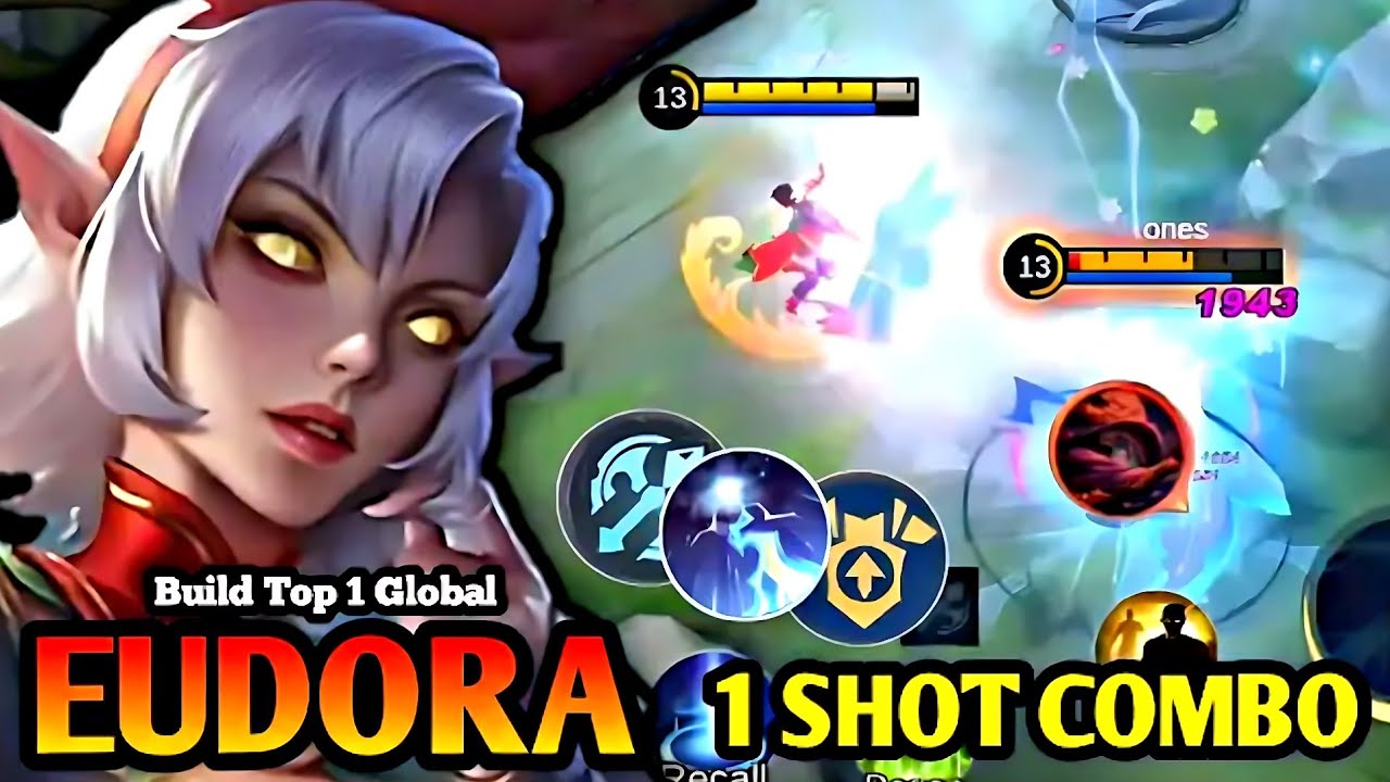 Eudora Best Build 2024 | Top 1 Global Eudora Build | Solo Rank Push ~ MLBB