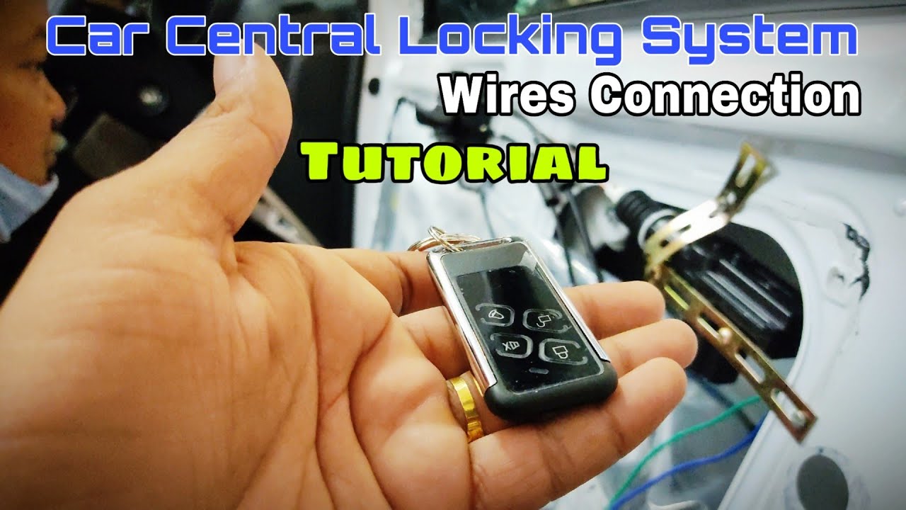 Car Central Locking Tutorial  | Wires Connections  | Gun Connection | Wireless Remote | Easy