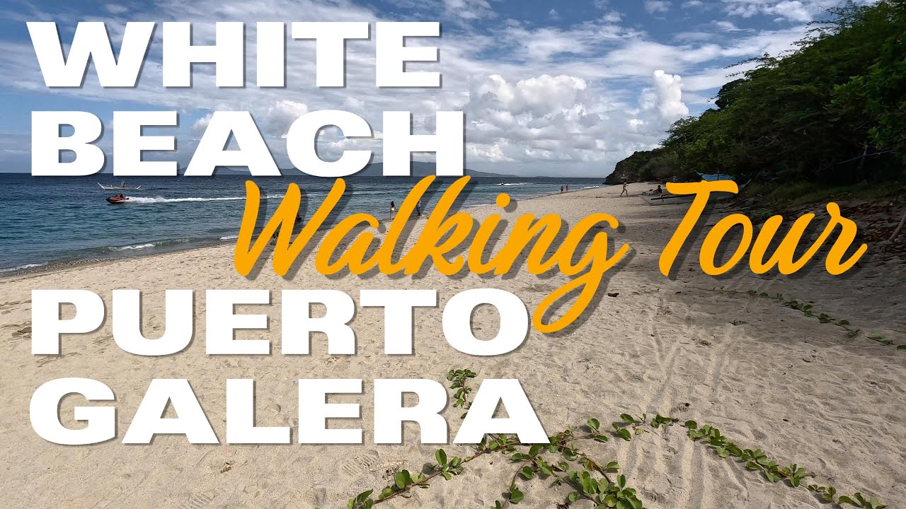 Walking Tour of White Beach Puerto Galera | No AI, Just Real Island Vibe in 4K