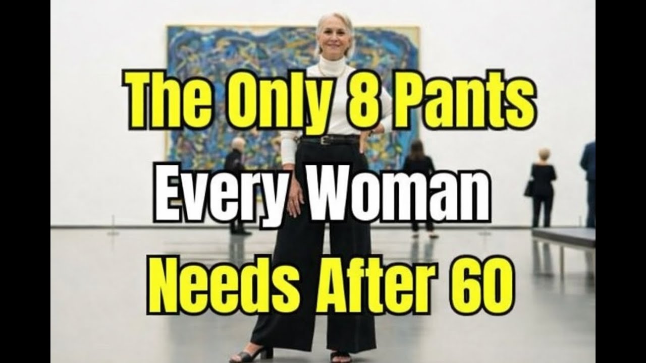 8 Pants Every Woman Over 60 Must Definitely Have in Her Wardrobe