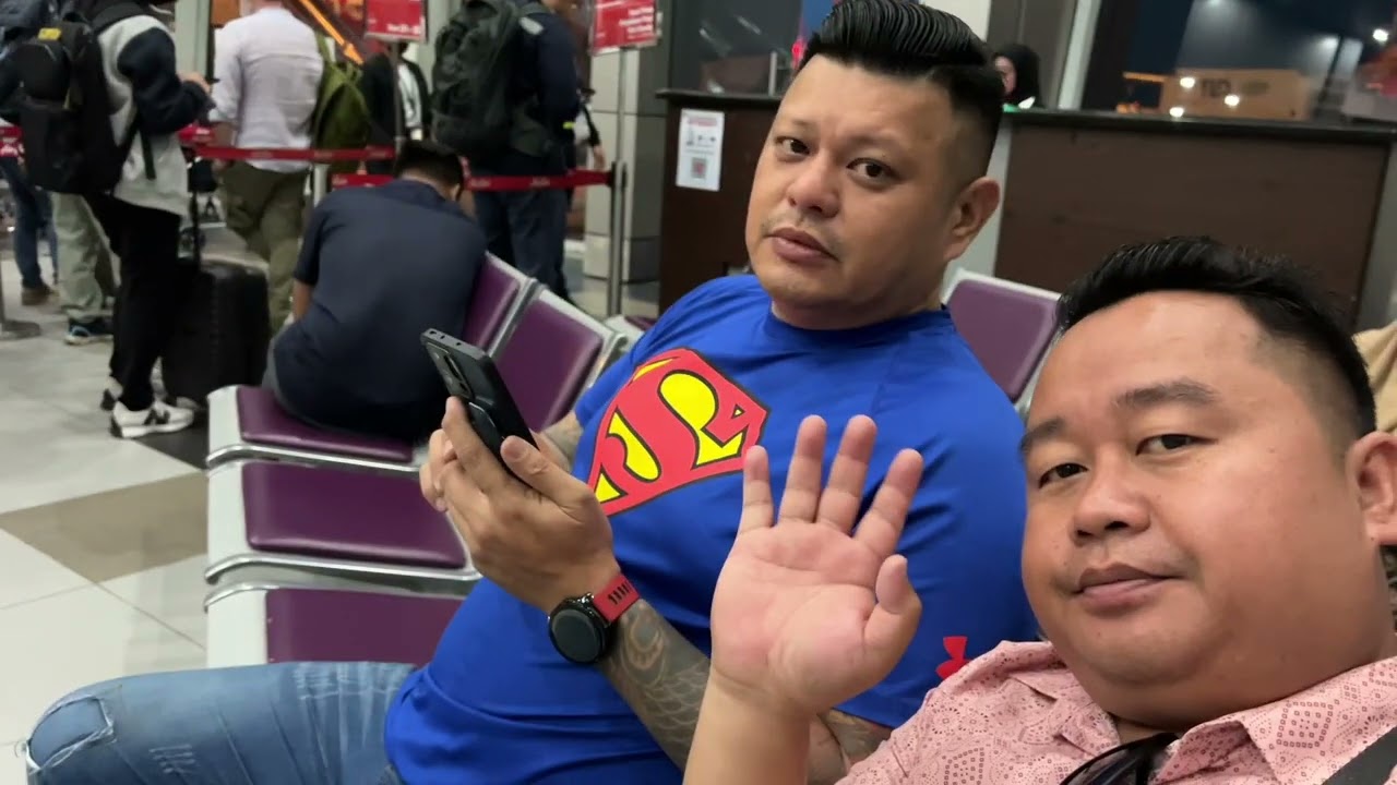 Suasana Di Kota Kinabalu International Airport sebelum Terbang Ke Johor