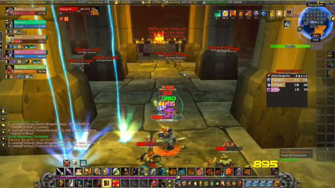 MOP - Level 56 - Tanking Blackrock Depths