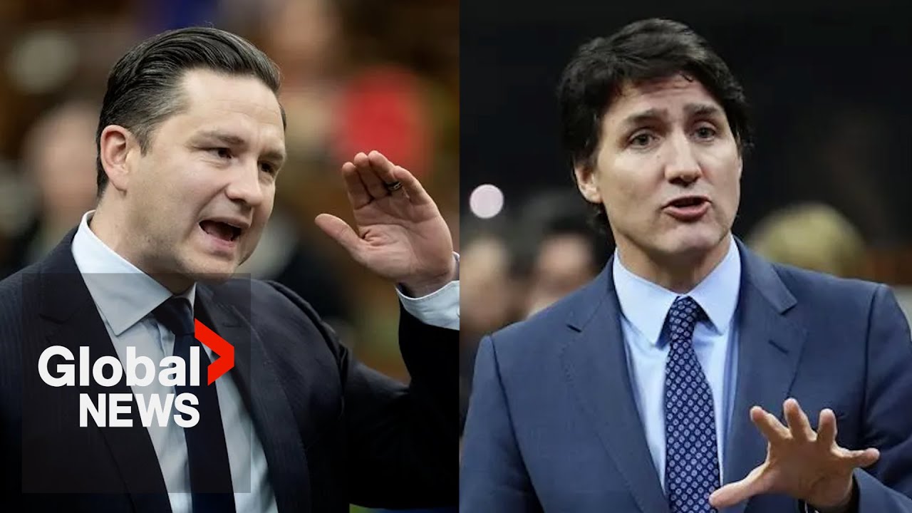 Poilievre laughs at Trudeau’s take on inflation: 